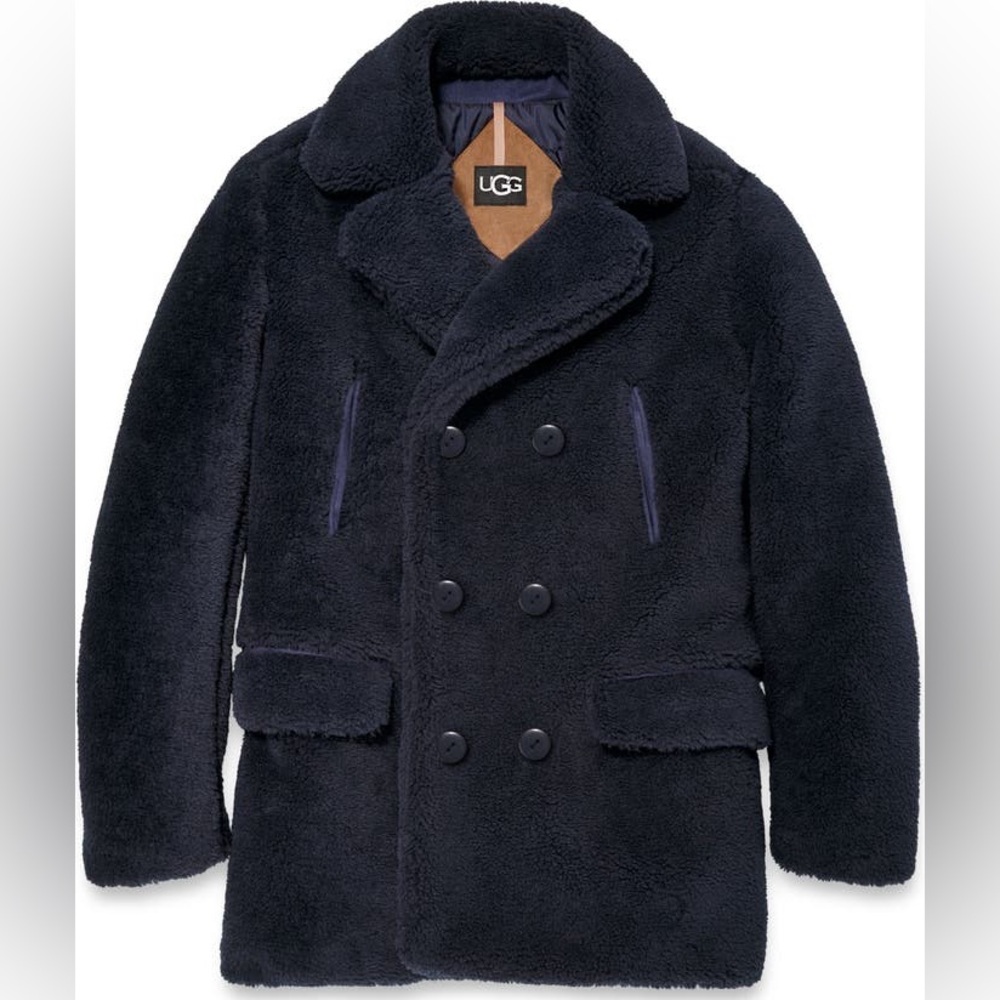UGG NWT Ashbury Uggfluff Peacoat Men’s Size Small Women’s Size Medium Unisex